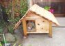 雨風対策の犬小屋（厚板タイプカット）